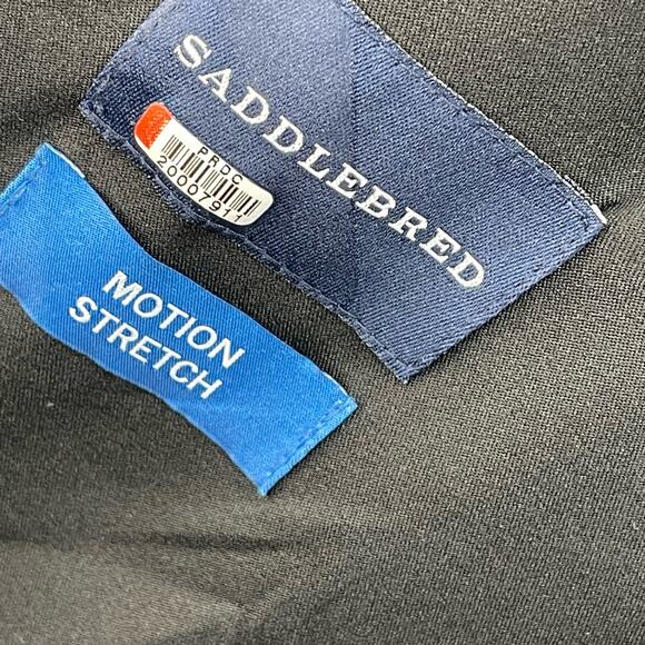 Saddlebred Sport Coat Gray Men Size 48 L Motion Stretch - Picture 4 of 11